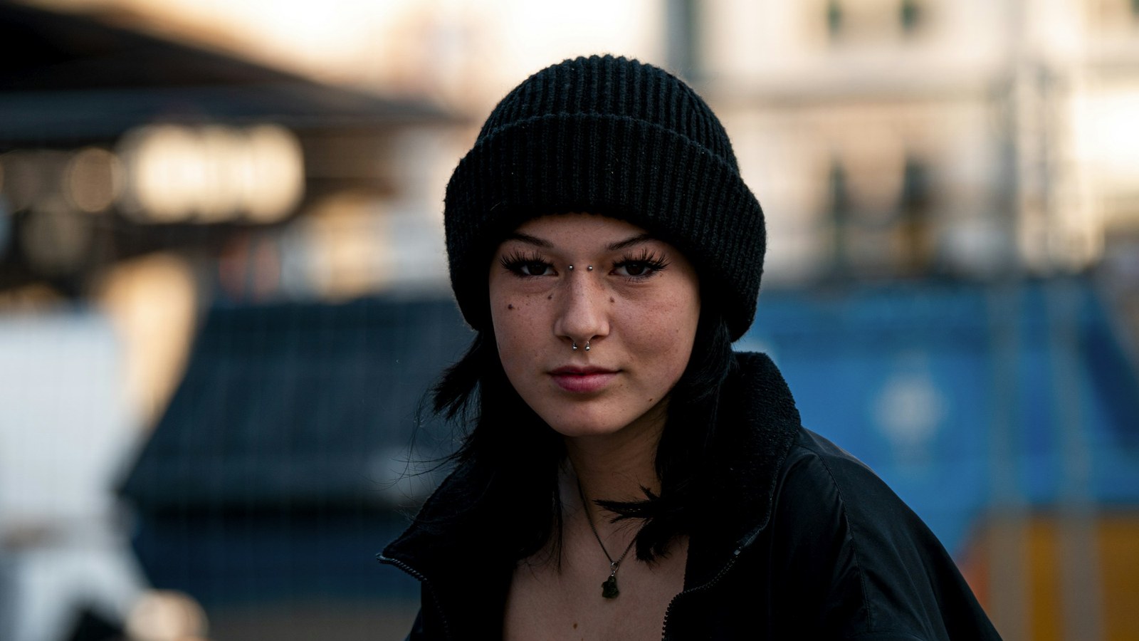 Zurich fashion scene individual street style portrait in the city